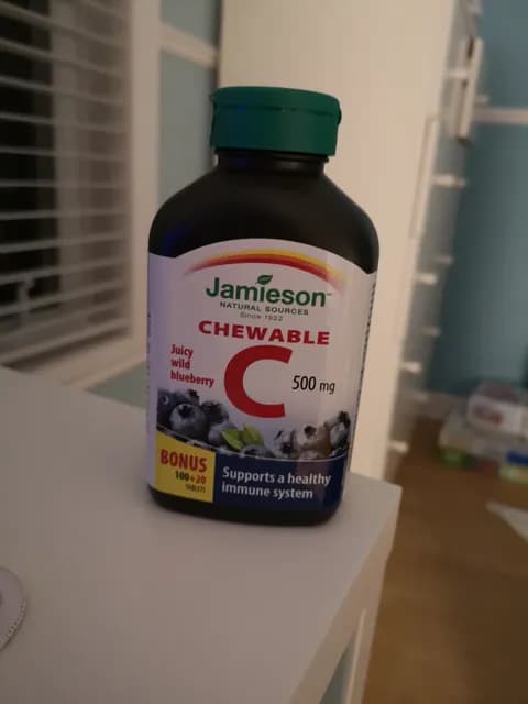 Jamieson Chewable C Juicy Wild Blueberry