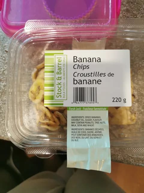 Stock & Barrel Banana Chips