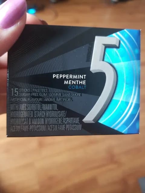 Wrigley'S 5 Peppermint Cobalt Sugar-Free Gum