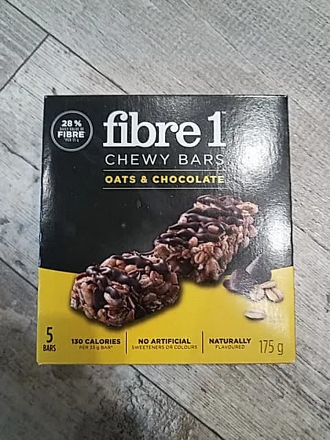 Fibre 1 Chewy Bars Oats & Chocolate