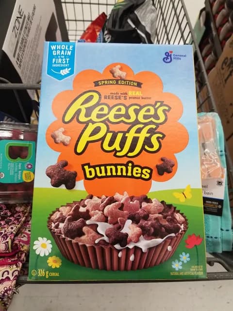 General Mills Spring Edition Reese'S Puffs Bunnies Cereal
