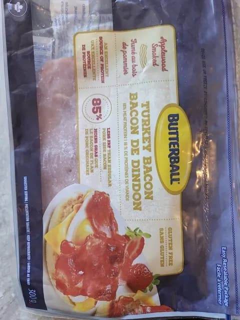 Butterball Applewood Smoked Turkey Bacon