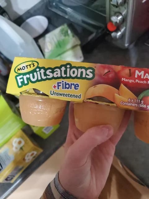 Mott'S Fruitsations +Fibre Unsweetened Mango Peach