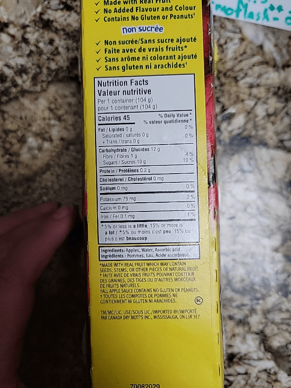 Mott'S Fruitsations Unsweetened Apple Sauce