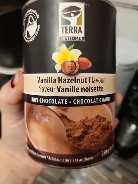 Terra Vanilla Hazelnut Flavour Hot Chocolate