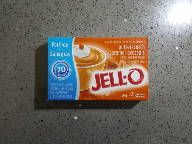 Jell-O Instant Pudding Butterscotch Caramel