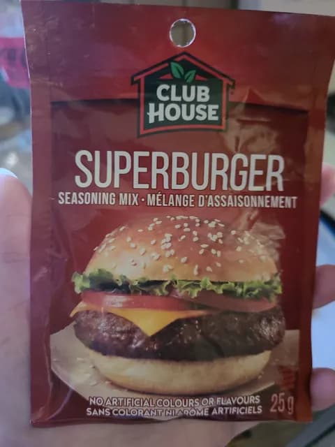 Club House Superburger Seasoning Mix