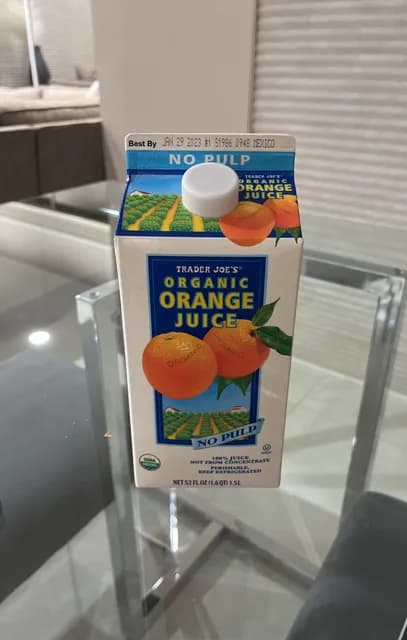 Trader Joe'S Organic Orange Juice