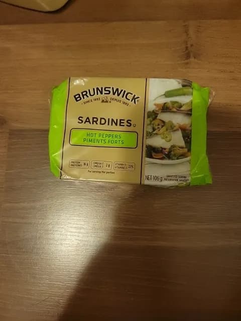 Brunswick Hot Peppers Sardines