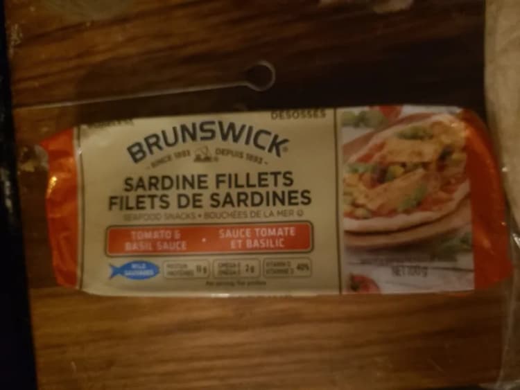 Brunswick Sardine Fillets Tomato & Basil Sauce