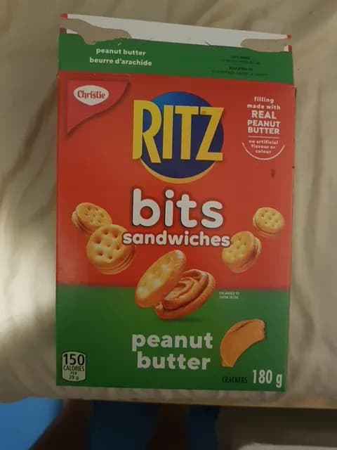 Christie Ritz Bits Sandwiches Peanut Butter Crackers