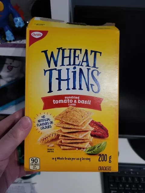 Christie Wheat Thins Sundried Tomato & Basil Flavour Crackers