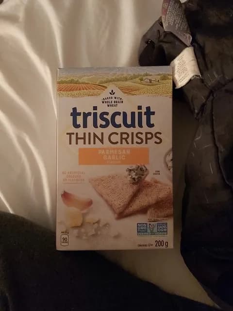 Triscuit Thin Crisps Parmesan Garlic Flavor Crackers