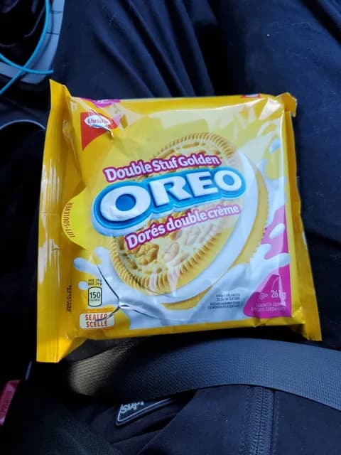 Chrisite Double Stuf Golden Oreo Sandwich Cookies
