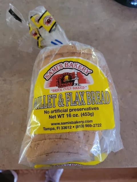 Sami'S Bakery Millet & Flax Bread