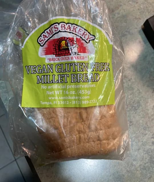 Sami'S Bakery "Brick Oven Baked" Vegan Gluten Free Milled Bread