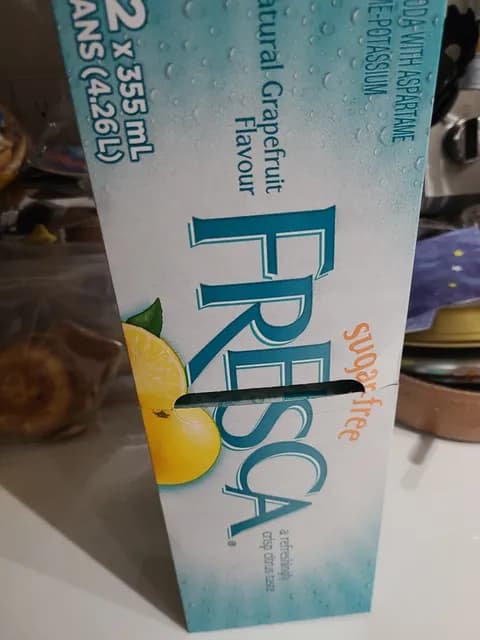 Fresca Natural Grapefruit Soda