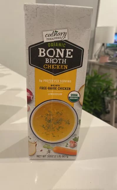 Culinary Treasures Organic Chicken Bone Broth