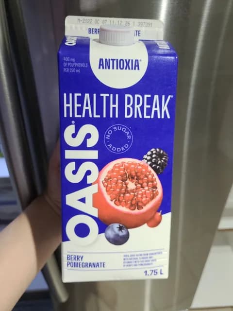 Antioxia Oasis Health Break Berry Pomegranate