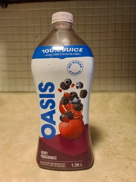 Oasis 100% Juice Berry Pomegranate