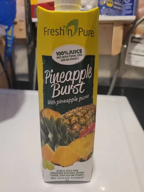 Fresh 'N Pure Pineapple Burst With Pineapple Puree