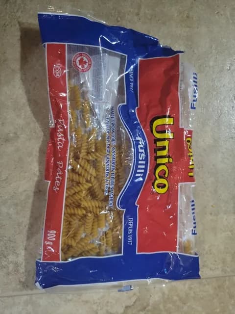 Unico Fusilli Pasta