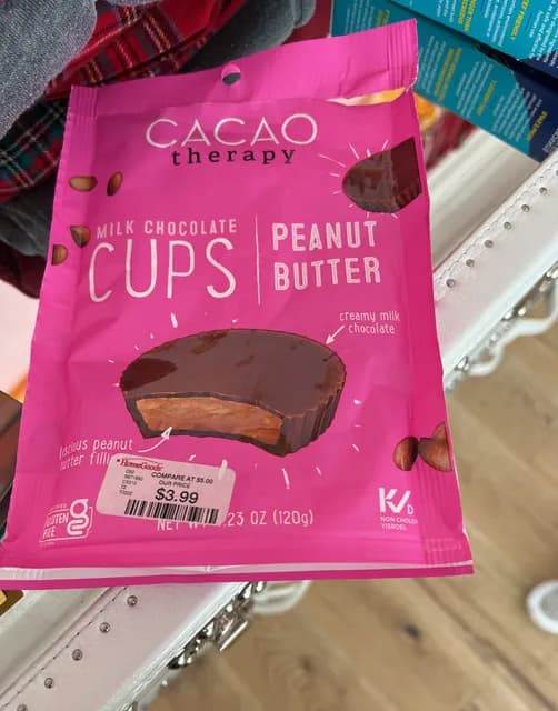 Cacao Therapy Milk Chocolate Peanut Butter Cups