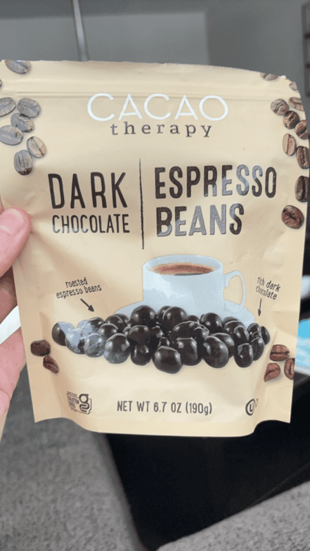 Cacao Therapy Dark Chocolate Espresso Beans