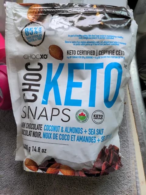 Chocxo Choc Keto Snaps