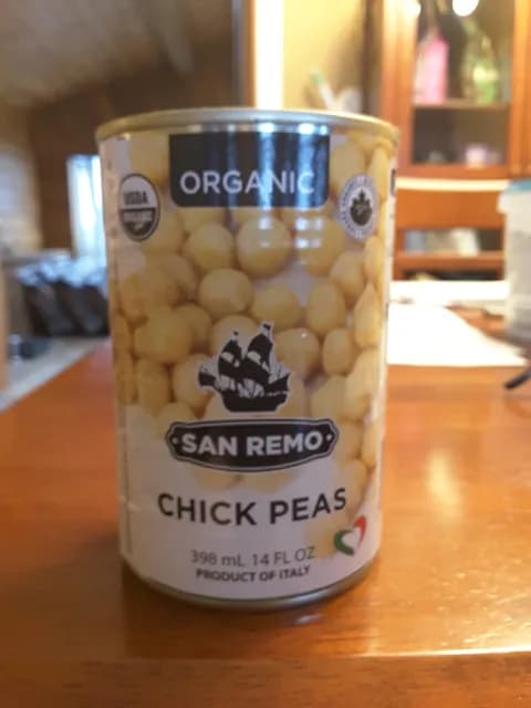San Remo Organic Chick Peas