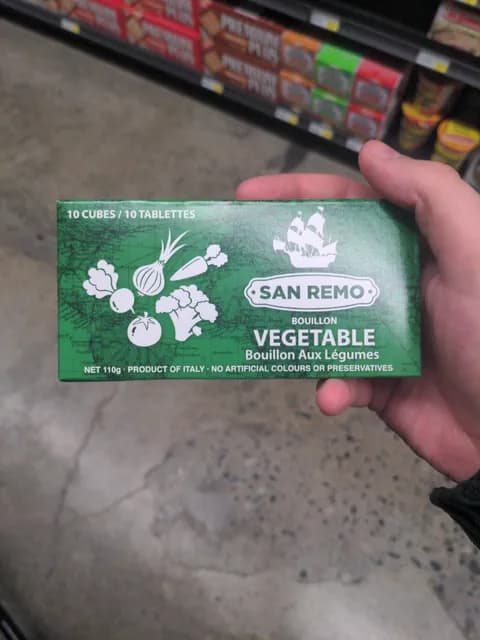 San Remo Vegetable Bouillon Cubes