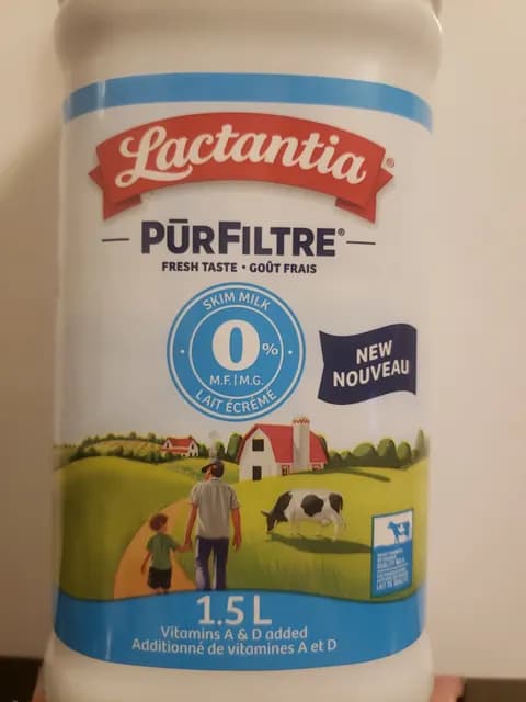 Lactantia Pūrfiltre Skim Milk