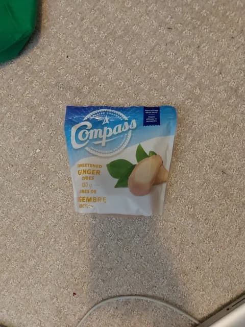 Compass Sweetened Ginger Cubes