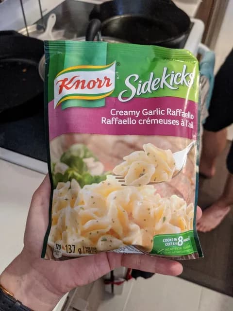 Knorr Sidekicks Creamy Garlic Raffaello Pasta