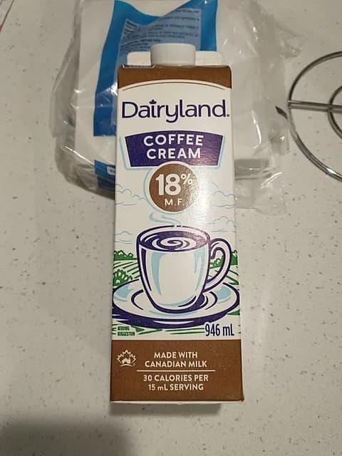 Dairyland 18% Coffee Cream