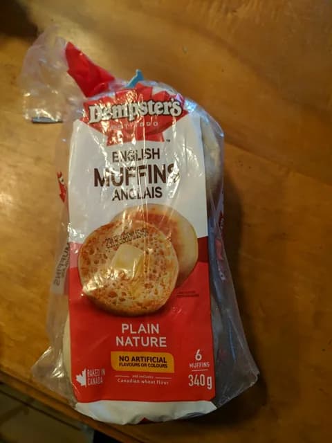 Dempster'S Plain English Muffins