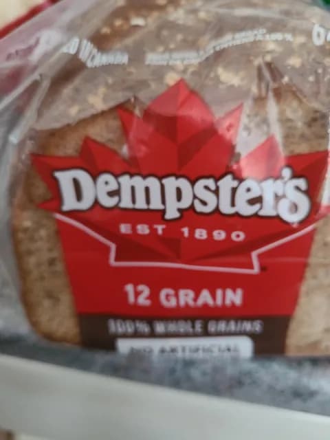 Dempster'S 100% Whole Grains 12 Grain Bread