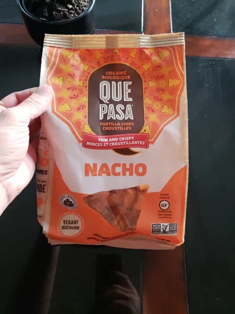 Que Pasa Organic Nacho Tortilla Chips
