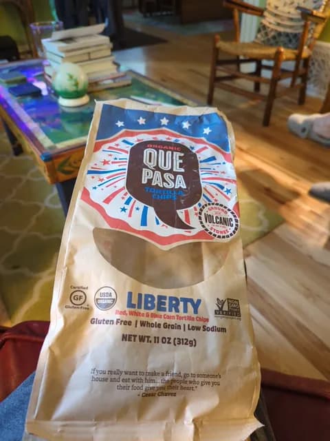 Que Pasa Organic Liberty Tortilla Chips