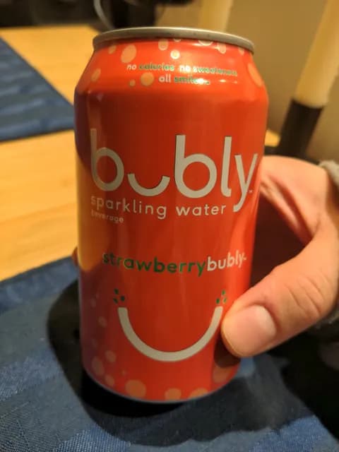 Bubly Strawberry Sparkling Water