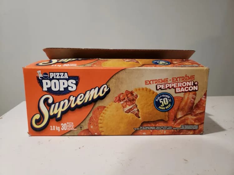 Pillsbury Pizza Pops Supreme Pepperoni + Bacon 30 Pizza Pops