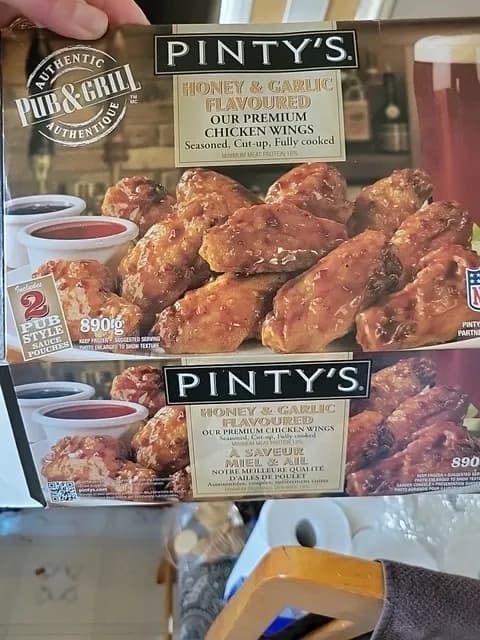 Pinty'S Authentic Pub & Grill Honey & Garlic Flavoured Chicken Wings
