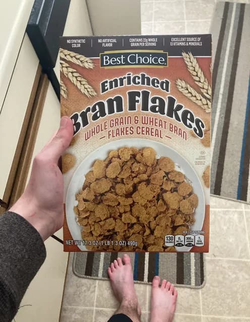 Best Choice Enriched Bran Flakes Cereal