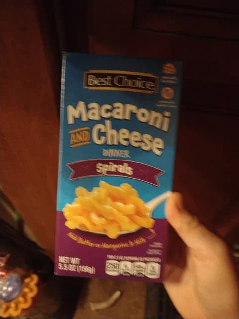 Best Choice Macaroni And Cheese Dinner