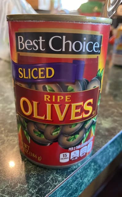 Best Choice Sliced Ripe Olives
