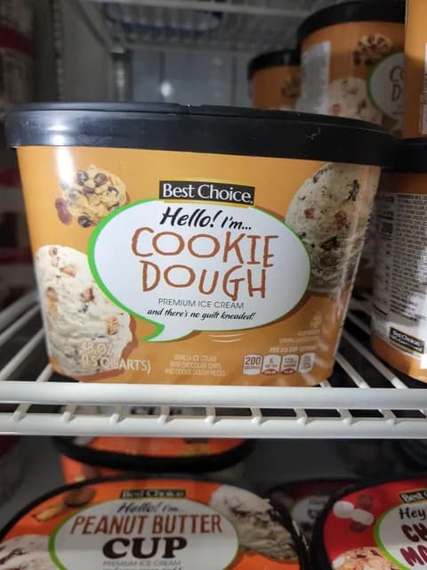 Best Choice Cookie Dough Premium Ice Cream