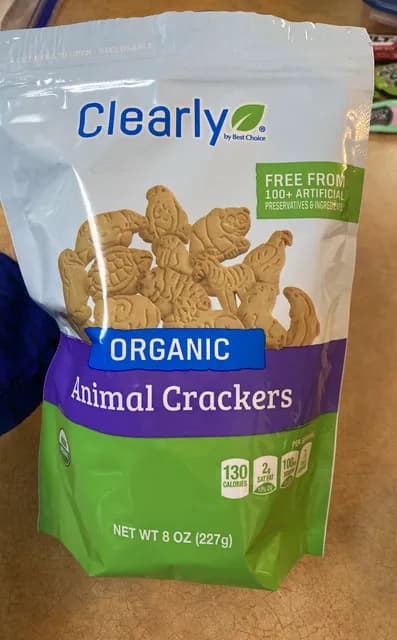 Clearly Organic Animal Crackers