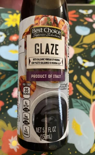 Best Choice Glaze With Balsamic Vinegar Of Modena