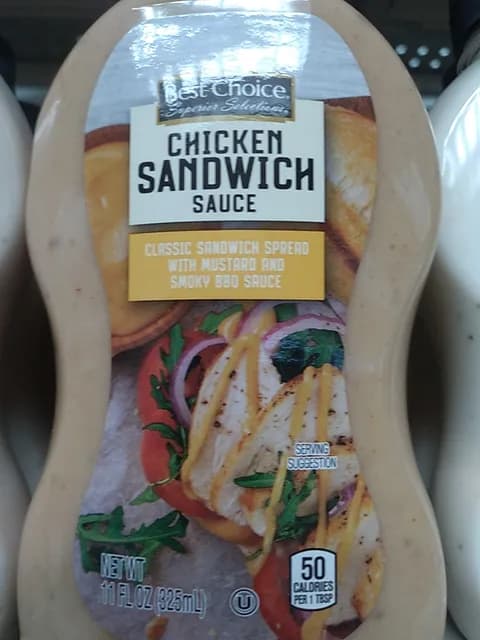 Best Choice Superior Selection Chicken Sandwich Sauce