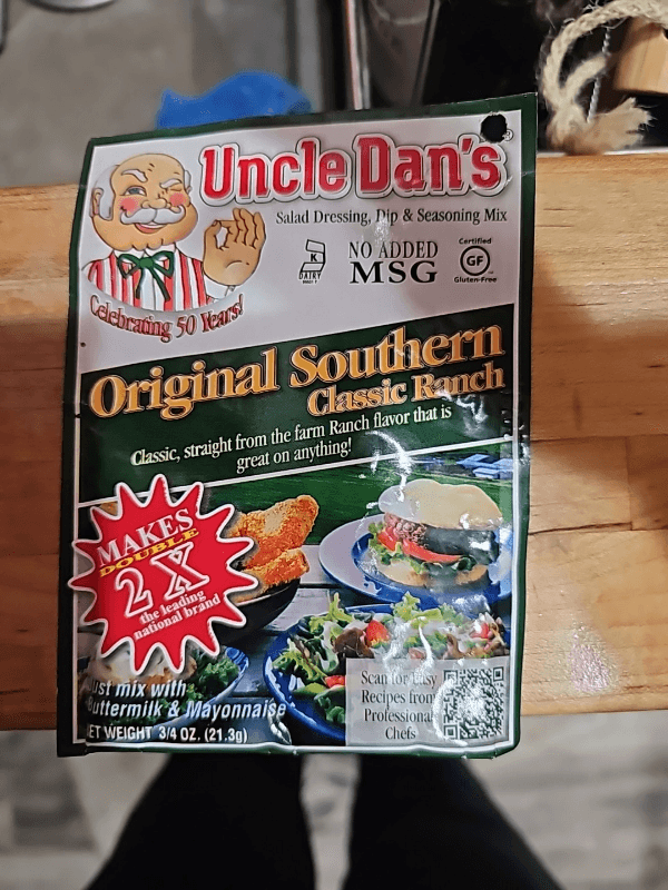 Uncle Dan'S Original Southern Classic Ranch